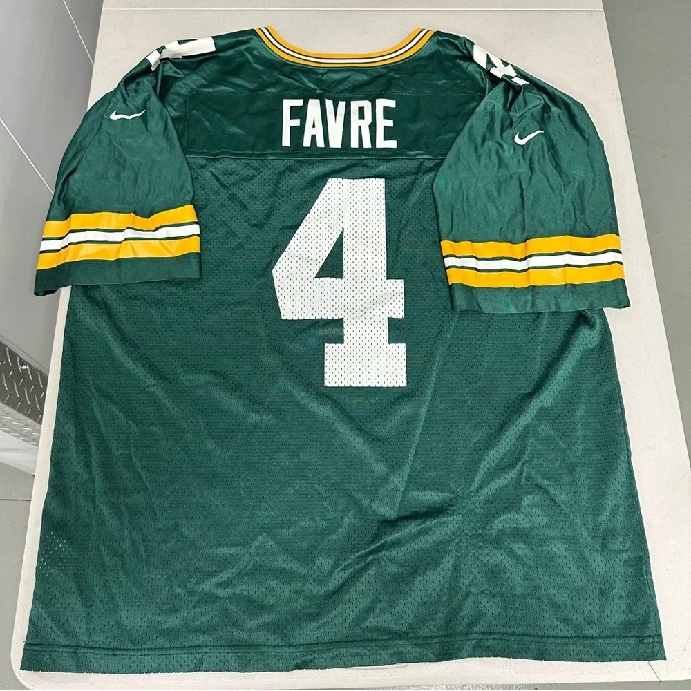 Green Bay Packers Brett Favre # 4 Jersey - Size XXL - Picture 6 of 8